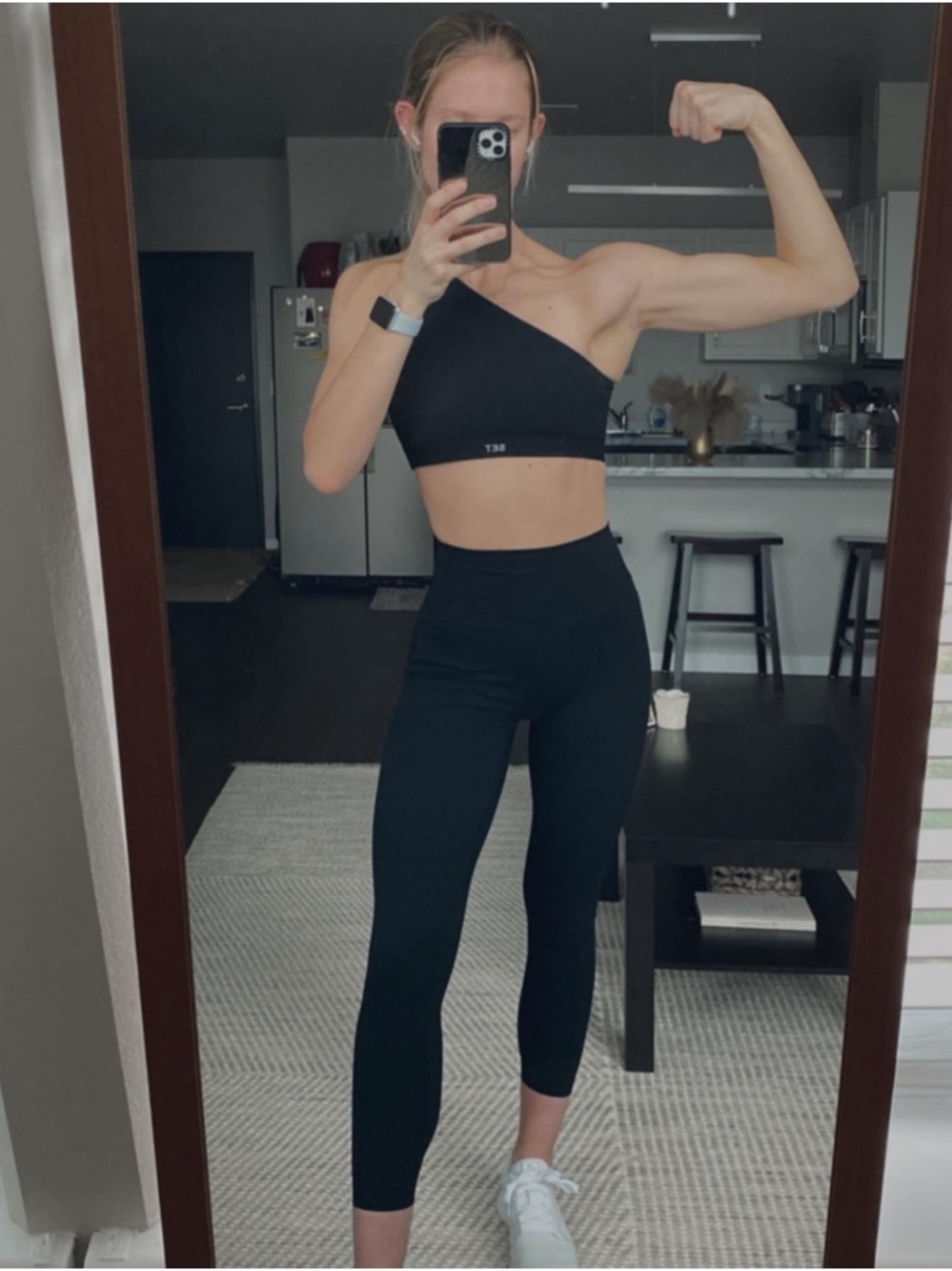 SET Active Sports Bra Black Size S